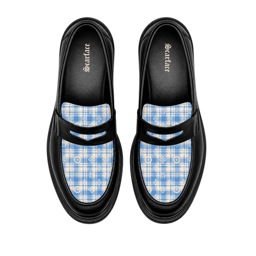 SCRF MONOGRAM LOAFER BLUE