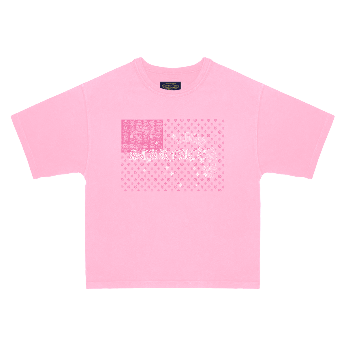 SCRF X LEGEND PINK TEE